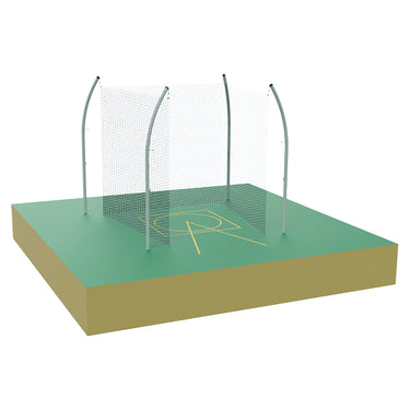 Shot Cage - Field and Track - 34.92 Degree Throwing Sector with Safety Nets